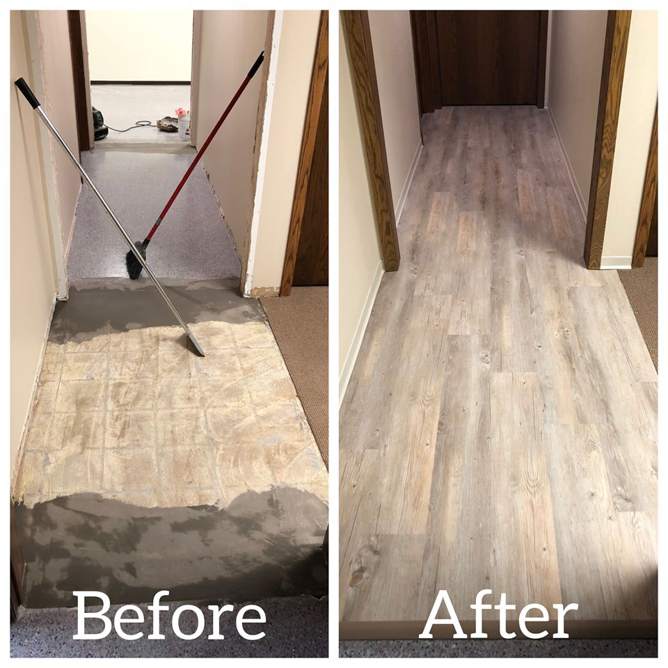 How do you maintain vinyl flooring?