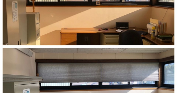 New Office Window Treatments