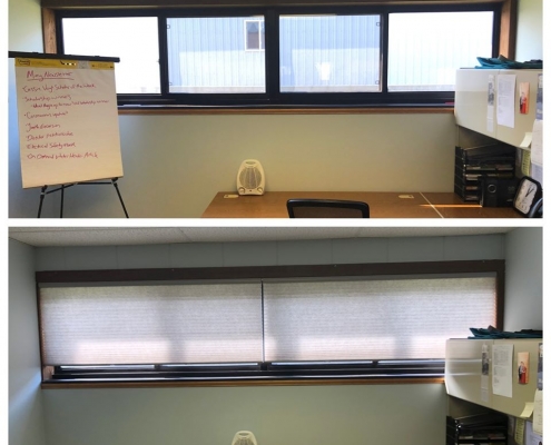 New Office Window Treatments