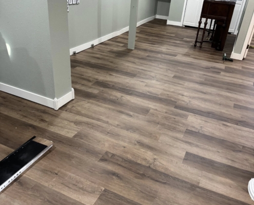 Basement Flooring to LVP