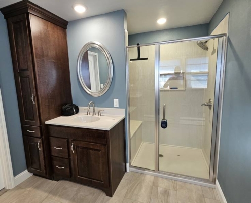 Cabinetry, Countertops & Shower by Mozaks